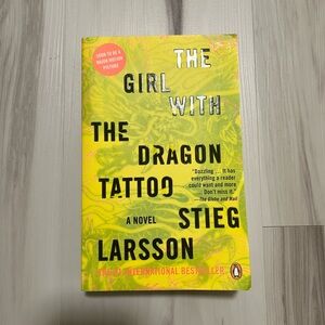 2/$10 The Girl With The Dragon Tattoo Book